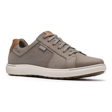 CLARKS MEN'S MAPSTONE NUBUCK-LACE GREY | BEND SHOE CO