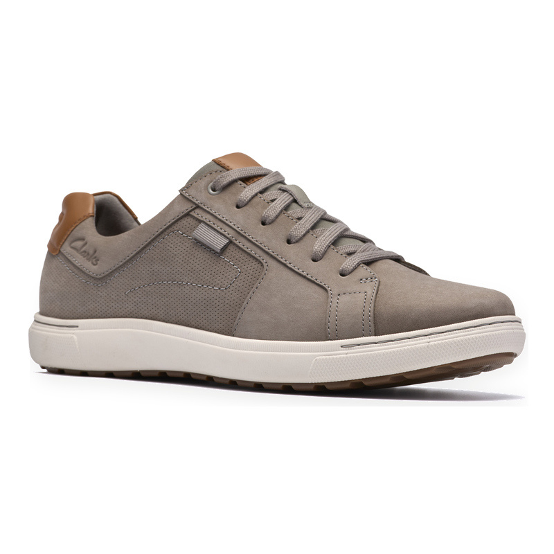 CLARKS MEN'S MAPSTONE NUBUCK-LACE GREY