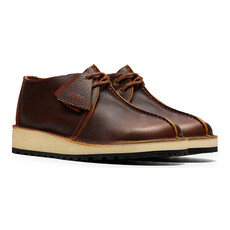 CLARKS MEN'S TREK SCOUT LEATHER-NUT BROWN