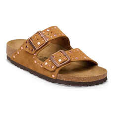 BIRKENSTOCK ARIZONA RIVETS SUEDE-MINK | BEND SHOE CO