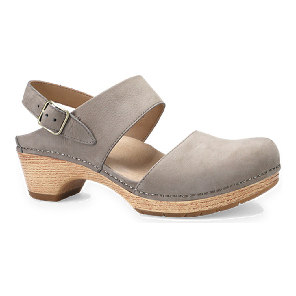 DANSKO WOMEN'S LUCIA MILLED NUBUCK-TAUPE | BEND SHOE CO