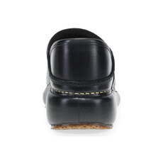 DANSKO WOMEN'S PLATFORM PRO CLOG BURNISHED NUBUCK-BLACK | BEND SHOE CO