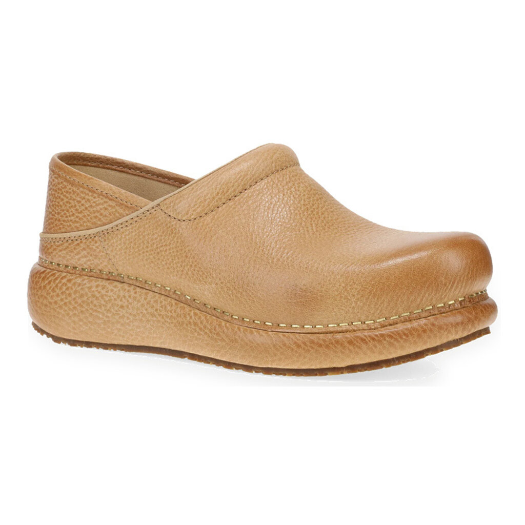 DANSKO WOMEN'S PLATFORM PRO CLOG-HONEY DISTRESSED | BEND SHOE CO