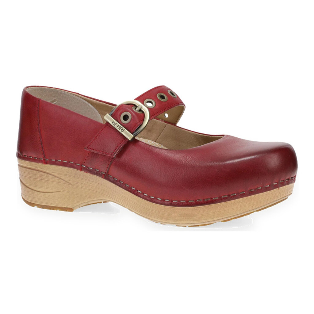 DANSKO WOMEN'S XP 2.0 MARY JANE CLOG-RED | BEND SHOE CO