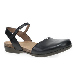 DANSKO WOMEN'S ROWAN BLACK WAXY BURNISHED