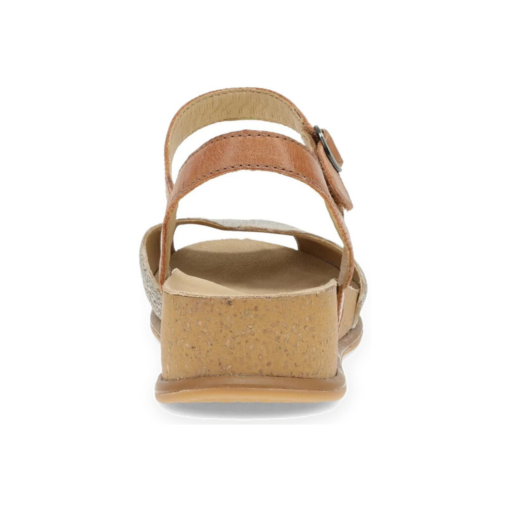 DANSKO WOMEN'S CASS PLATINO/TAN LEATHER