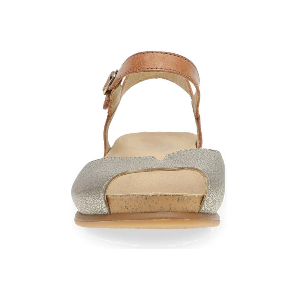 DANSKO WOMEN'S CASS PLATINO/TAN LEATHER