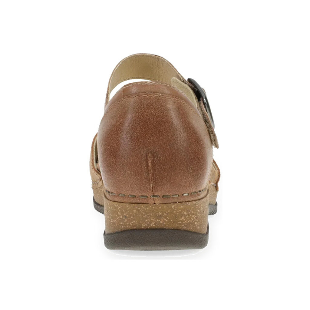 DANSKO WOMEN'S MAE BURNISHED SUEDE-TAN