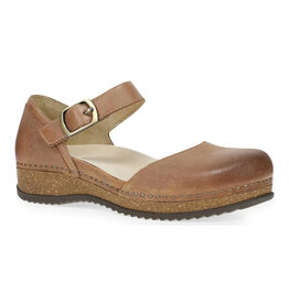 DANSKO WOMEN'S MAE BURNISHED SUEDE-TAN