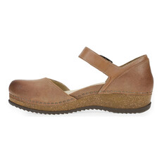 DANSKO WOMEN'S MAE BURNISHED SUEDE-TAN
