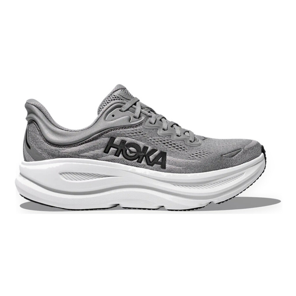 HOKA ONE ONE MEN'S BONDI 9-GALACTIC GREY/STELLAR GREY