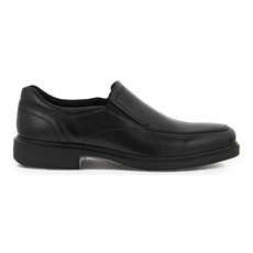 ECCO MEN'S HELSINKI 2.0 APRON TOE SLIP-BLACK | BEND SHOE CO