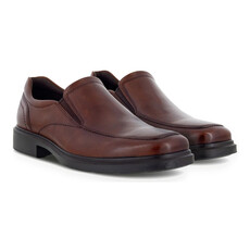 ECCO MEN'S HELSINKI 2.0 APRON TOE SLIP-ON-COGNAC | BEND SHOE CO
