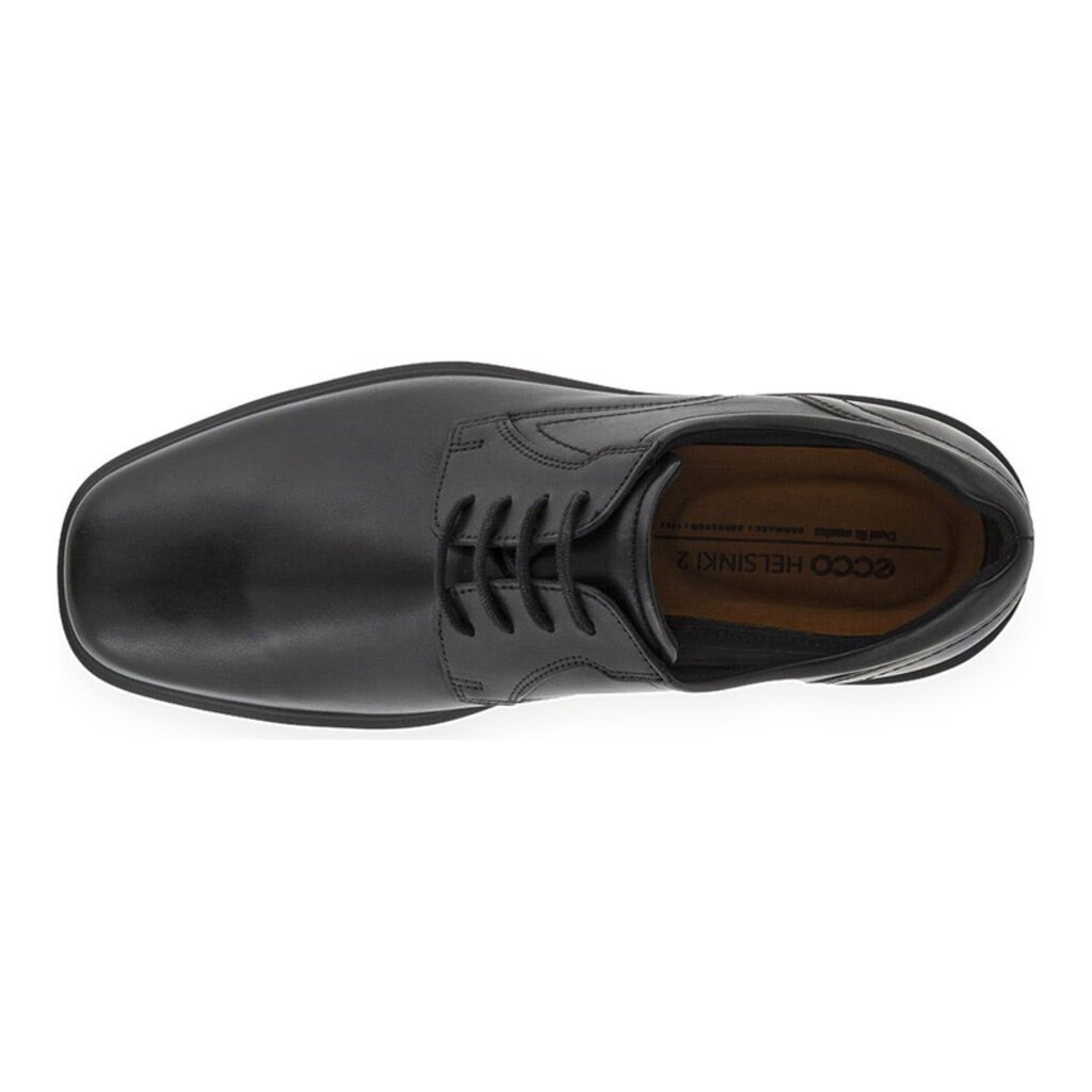 ECCO MEN'S HELSINKI 2.0 PLAIN TOE TIE-BLACK | BEND SHOE CO