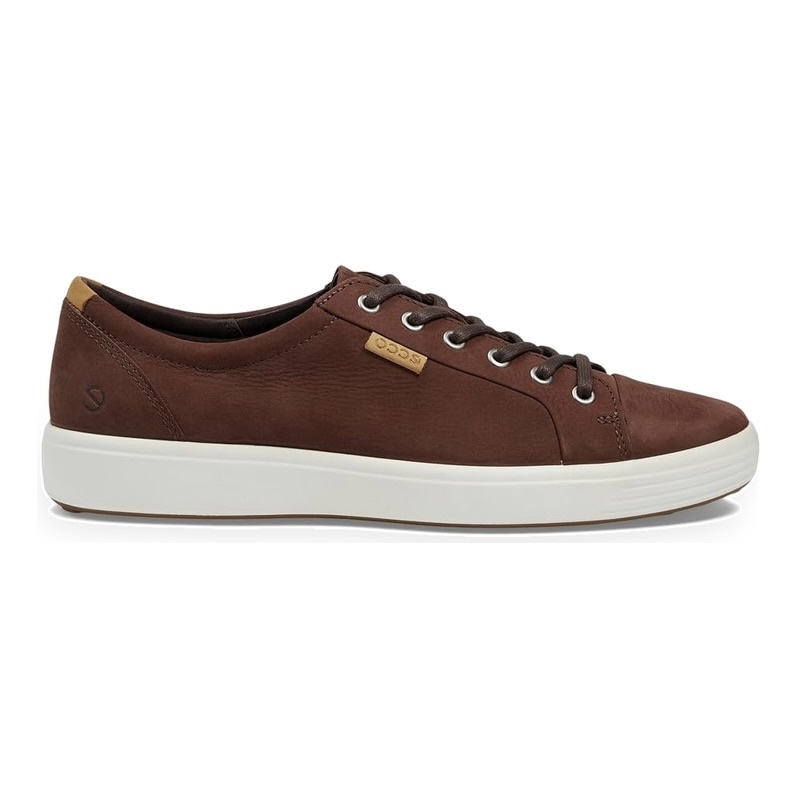 ECCO MEN'S SOFT 7 SNEAKER-CHOCOLAT