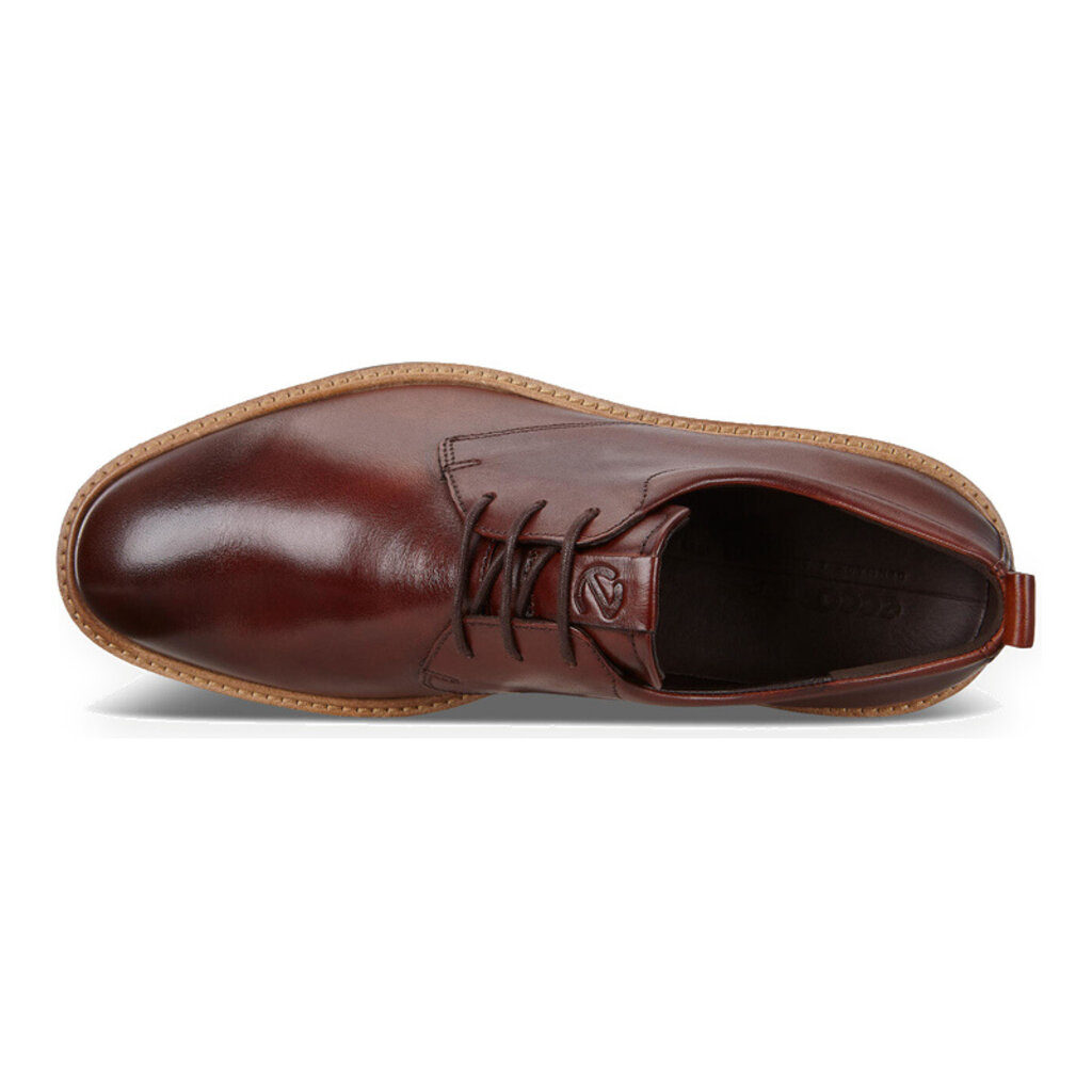 ECCO MEN'S ST.1 HYBRID PLAIN TOE-COGNAC