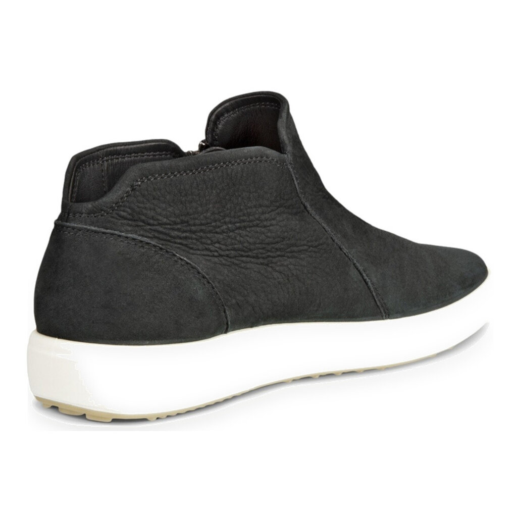 ECCO WOMEN'S SOFT 7 SIDE ZIP BOOTIE-BLACK | BEND SHOE CO