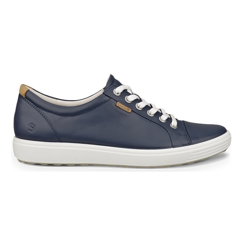ECCO WOMEN'S SOFT 7 SNEAKER-MARINE