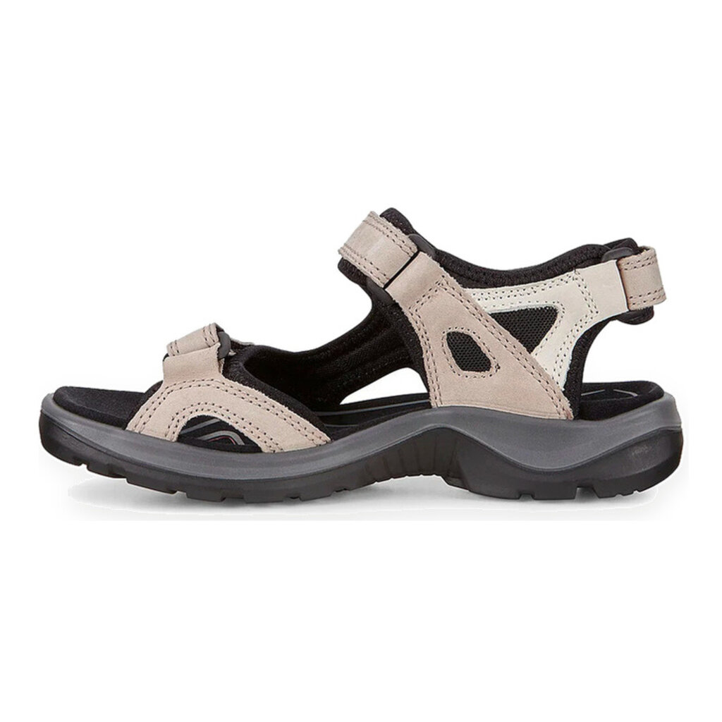 ECCO WOMEN'S YUCATAN SANDAL-ATMOSPHERE/ICE W/BLACK | BEND SHOE CO