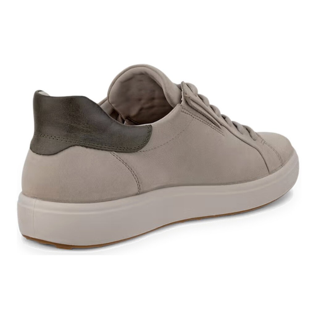 ECCO MEN'S SOFT 7 EASY SLIP LACE-PURE CASHMERE/TARMAC | BEND SHOE CO