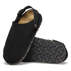 BIRKENSTOCK LUTRY SUEDE BLACK | BEND SHOE CO