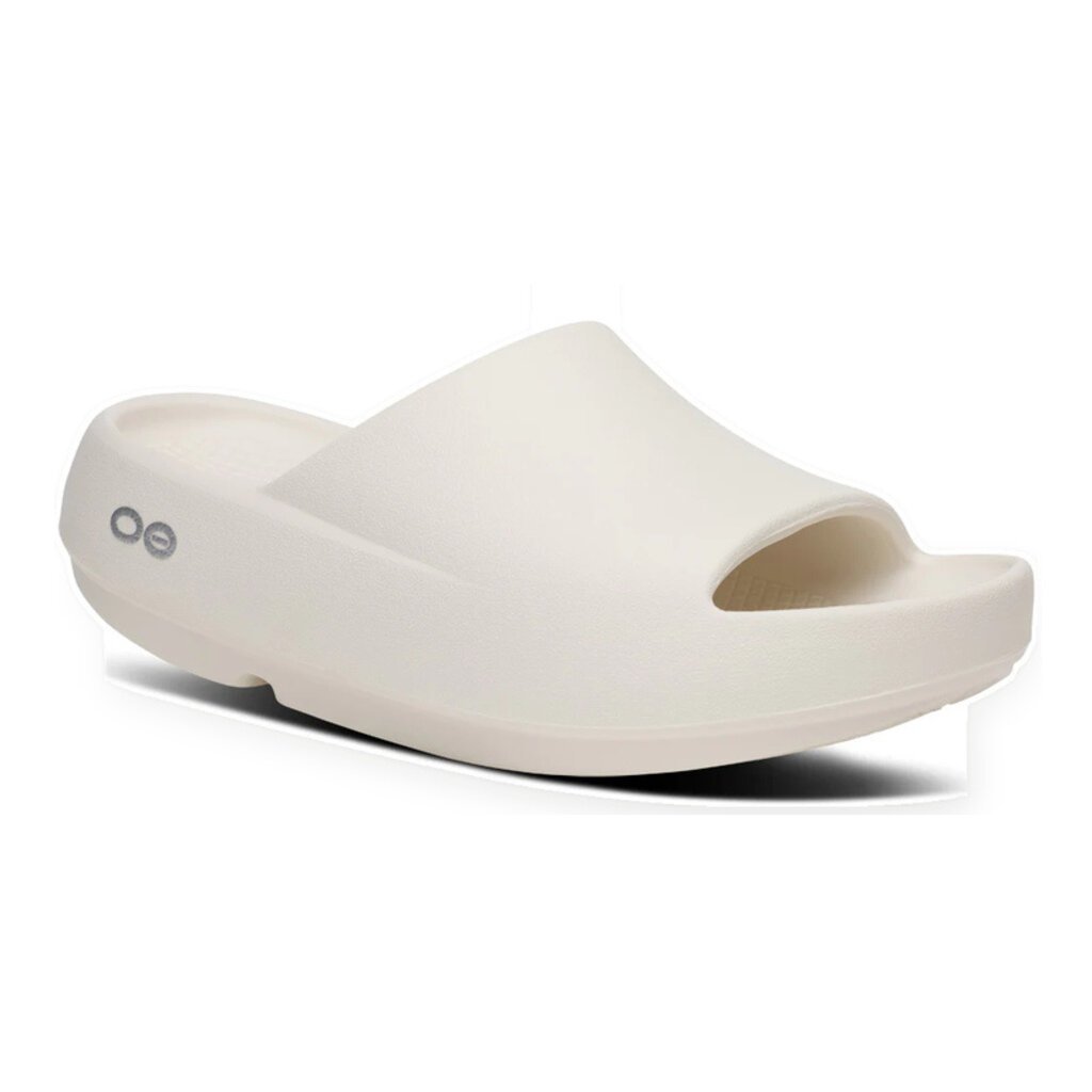 OOFOS OOAHH+ SLIDE-CHALK | BEND SHOE CO
