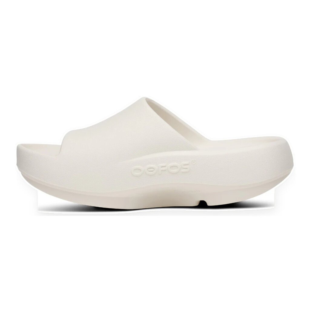 OOFOS OOAHH+ SLIDE-CHALK | BEND SHOE CO