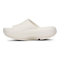 OOFOS OOAHH+ SLIDE-CHALK | BEND SHOE CO