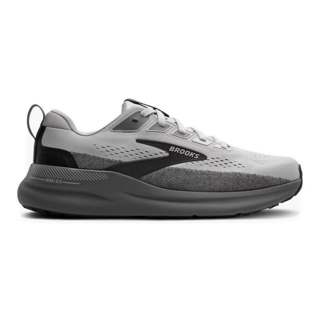 BROOKS MEN'S BEAST GTS 26-GREY/GREY/BLACKENED | BEND SHOE CO