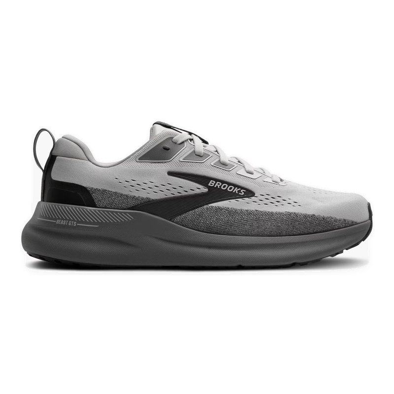BROOKS MEN'S BEAST GTS 26-GREY/GREY/BLACKENED