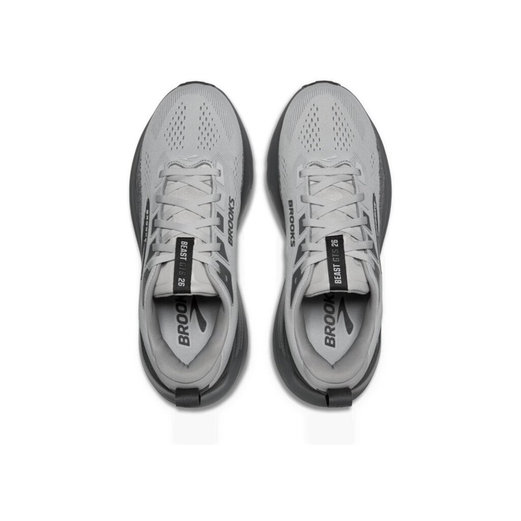 BROOKS MEN'S BEAST GTS 26-GREY/GREY/BLACKENED | BEND SHOE CO