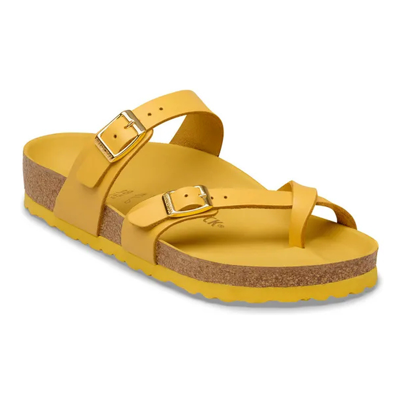 BIRKENSTOCK MAYARI AMALFI LEATHER-OCHRE