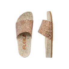 FLEKS EAST BEACH SLIDE-LATTE | BEND SHOE CO