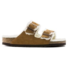 BIRKENSTOCK ARIZONA SHEARLING SUEDE LEATHER-MINK | BEND SHOE CO