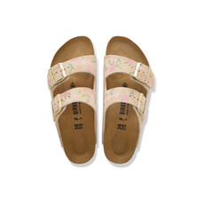 BIRKENSTOCK ARIZONA FLOWERS SUEDE-SANDCASTLE | BEND SHOE CO