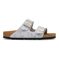 BIRKENSTOCK ARIZONA FLOWERS SUEDE-BABY BLUE | BEND SHOE CO
