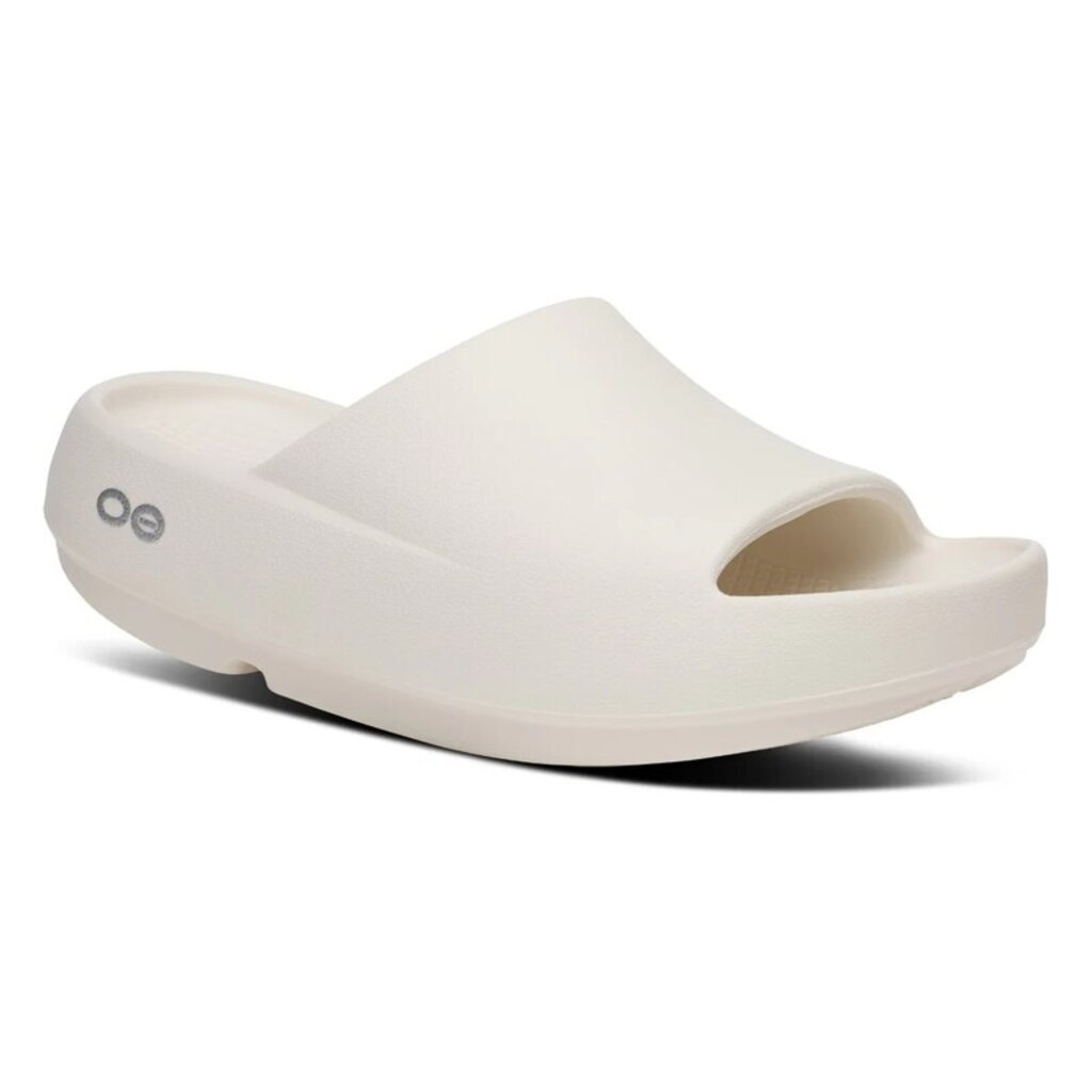 OOFOS OOAHH+ SLIDE-CHALK | BEND SHOE CO