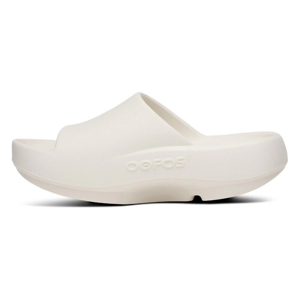 OOFOS OOAHH+ SLIDE-CHALK | BEND SHOE CO