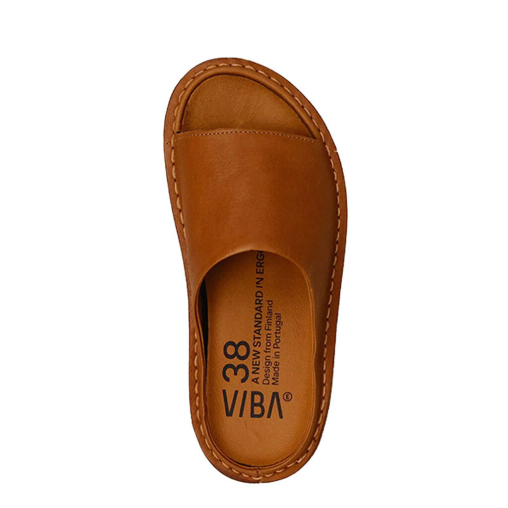 VIBAe SAINT TROPEZ LEATHER COGNAC BROWN | BEND SHOE CO