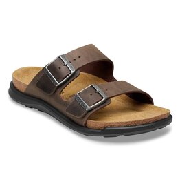 BIRKENSTOCK ARIZONA CROSS TOWN OILED LEATHER-HABANA