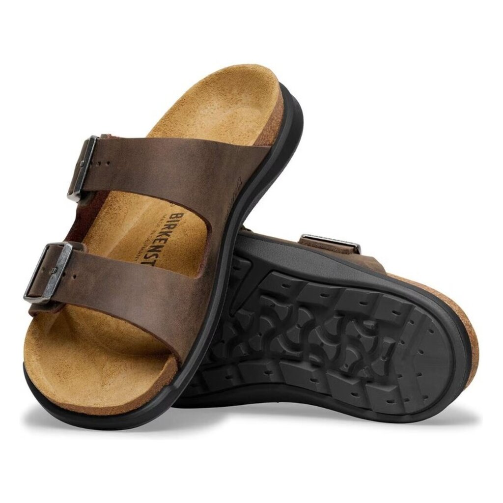 BIRKENSTOCK ARIZONA CROSS TOWN OILED LEATHER-HABANA | BEND SHOE CO