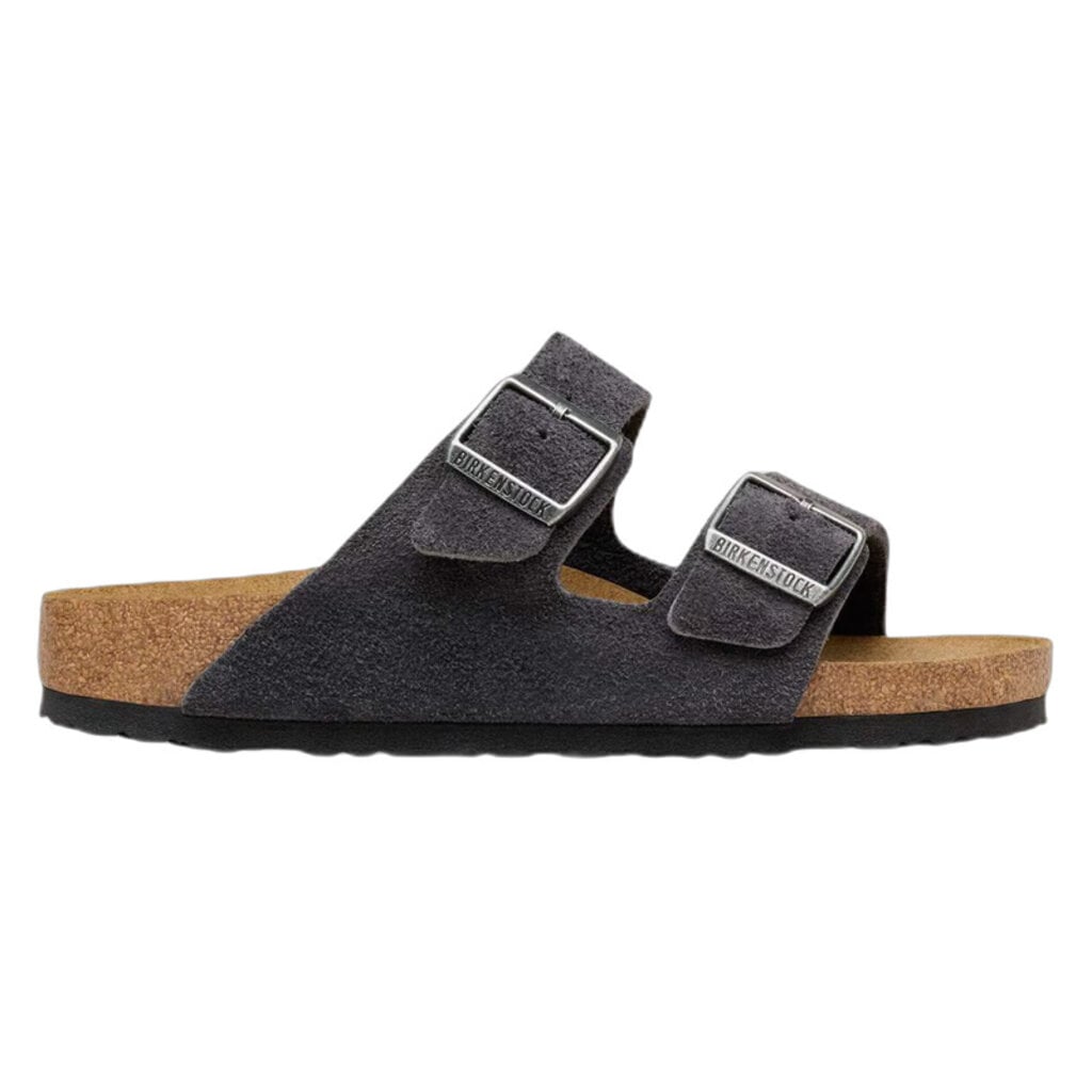 BIRKENSTOCK ARIZONA SUEDE-CHARCOAL | BEND SHOE CO