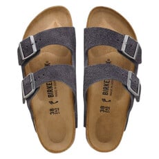 BIRKENSTOCK ARIZONA SUEDE-CHARCOAL | BEND SHOE CO