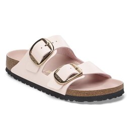 BIRKENSTOCK ARIZONA BIG BUCKLE HIGH SHINE LEATHER-LIGHT ROSE