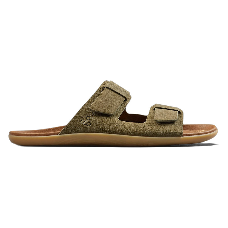 VIVO BAREFOOT WOMEN'S SENSUS YIN SLIDE-DARK OLIVE