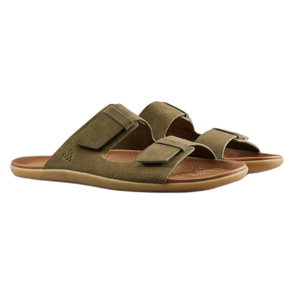VIVO BAREFOOT WOMEN'S SENSUS YIN SLIDE-DARK OLIVE | BEND SHOE CO