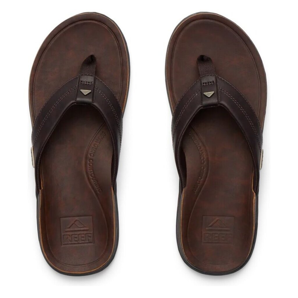 REEF MEN'S OFFSHORE LEATHER-DARK BROWN | BEND SHOE CO