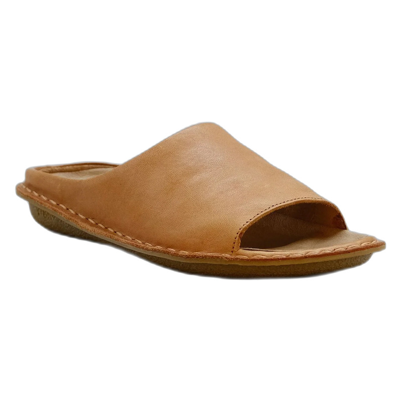 VIBAe SAINT TROPEZ LEATHER FAWN TAN