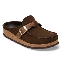 BIRKENSTOCK BUCKLEY BRAIDED SUEDE-CARAFE