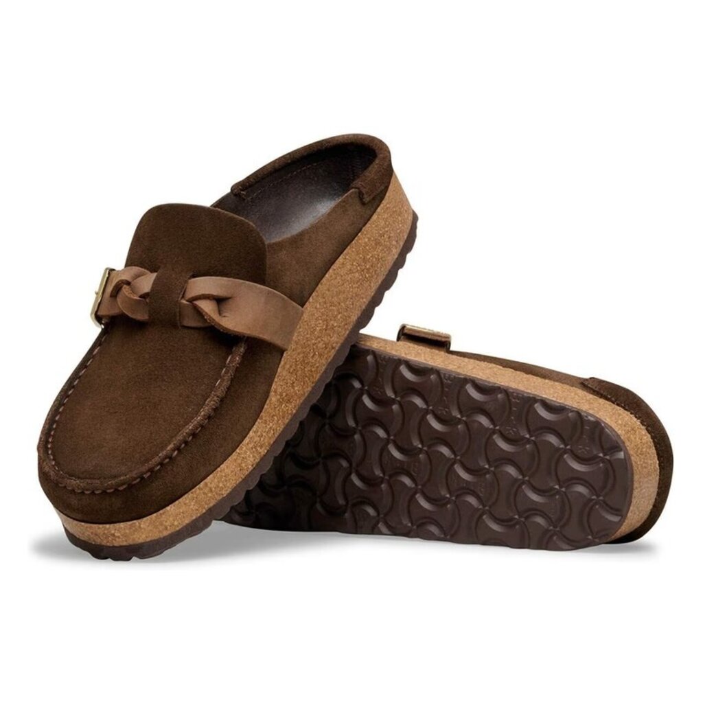 BIRKENSTOCK BUCKLEY BRAIDED SUEDE-CARAFE | BEND SHOE CO